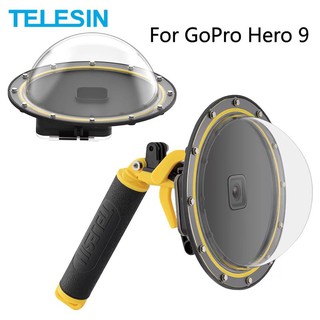 ภาพขนาดย่อของภาพหน้าปกสินค้าโดม gopro ทุ่นลอยน้ำ GoPro 10/9 Telesin dome GoPro hero 10/9 Extreamgopro CAD010 จากร้าน extreamgopro บน Shopee