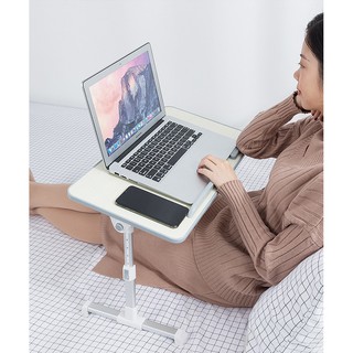 Laptop stands Q8 โต๊ะวางโน๊ตบุค ที่วางโน้ตบุค ขนาดพกพา ปรับสูงต่ำได้ พับเก็บง่ายสะดวก โต๊ะวางคอมแล็ปท๊อป สีเขียว (gray)