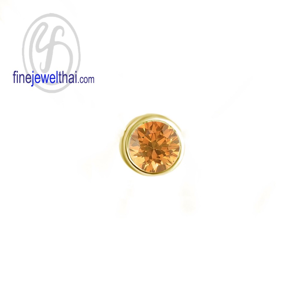 finejewelthai-จี้ซิทริน-ซิทริน-จี้พลอย-พลอยประจำเดือนเกิด-citrine-silver-pendant-birthstone-p1085ct00-ราคาต่อชิ้น