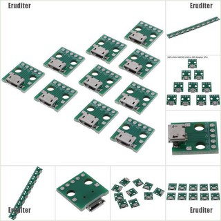 อะแดปเตอร์แปลง Micro Usb To Dip 5 Pin Female Connector Pcb Board Converter