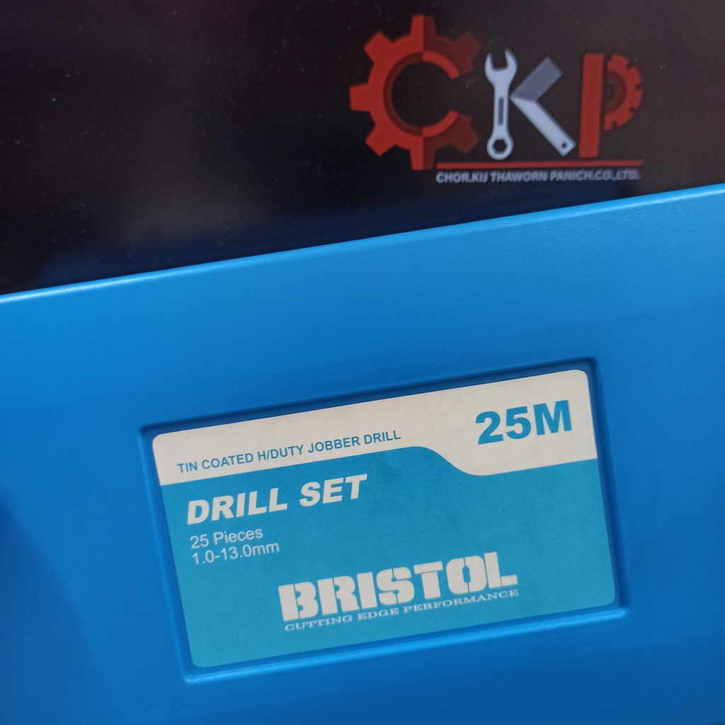 bristol-ดอกสว่านไทเทเนียม-25-ตัวชุด-1-13-mm-25m-drill-set-ออกใบกำกับภาษีได้