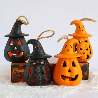 ภาพหน้าปกสินค้าLED Halloween Pumpkin Lantern Horror Skeleton light For Home Party Supplies Decoration ที่เกี่ยวข้อง