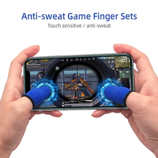 ภาพหน้าปกสินค้าถุงมือสัมผัสสำหรับเล่นเกมคาร์บอนไฟเบอร์ระดับพรีเมียม Anti-Sweating Hands เพิ่มความไวในการสัมผัส Gaming Finger Sleeve ที่เกี่ยวข้อง