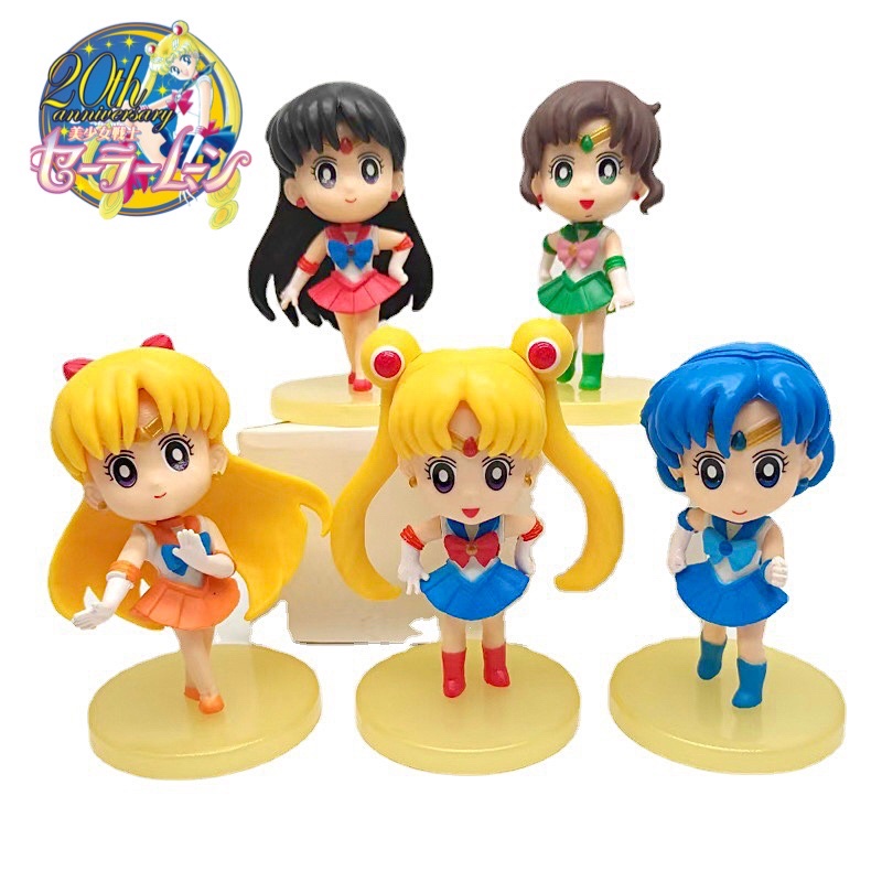 โมเดล-เซเลอร์มูน-sailor-moon-ขนาด-9-ซม-ครบชุด-5-ตัว-เกรดพรีเมี่ยม-งานสวยมาก-น่ารักสุดๆ-พร้อมฐานสีทองด้วยครับ