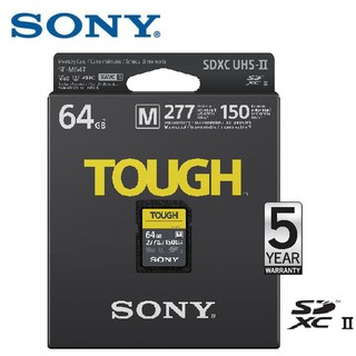 สินค้า Sony 64GB SDXC UHS-II M-Series 277MB/s TOUGH