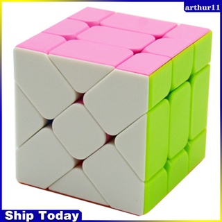 Wa Fangge Fisher Cube 3x3x3 Speed Puzzles Magic Cube ของเล่นเพื่อการศึกษาสําหรับเด็ก Cubo Magico