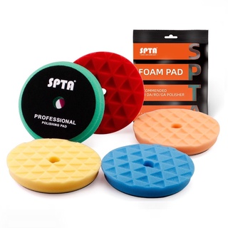 โปรโมชั่น : ฟองน้ำขัดสีรถ SPTA ลายสามเหลี่ยม Diamond ขนาดแป้น5นิ้ว อย่างดี