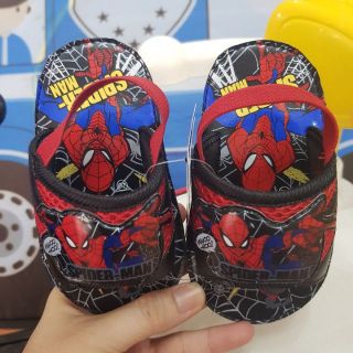 สินค้า รองเท้าแตะเด็ก รองเท้าเด็ก รองเท้าหัดเดิน รัดส้น Kenta ลาย Spider-man SD55 size 19-22