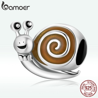 Bamoer 925 Sterling Snails Shape Fashion Accessories Suitable For DIY Bracelet SCC2063