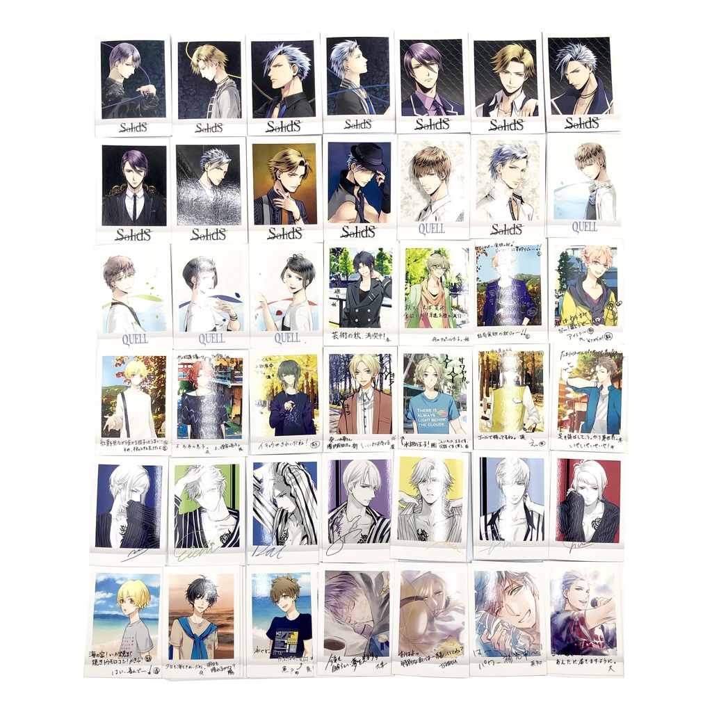 tsukiuta-the-animation-tsukipro-การ์ด-โพลารอยด์-no-101-150-solids-quell-six-gravity-procellarum