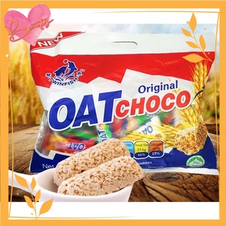 ภาพขนาดย่อของภาพหน้าปกสินค้าOAT CHOCO (วันผลิตใหม่) ขนมข้าวโอ้ต ธัญพืชอัดแท่ง 400g เก็บไว้ได้นานถึง2ปี จากร้าน xiaosuima บน Shopee