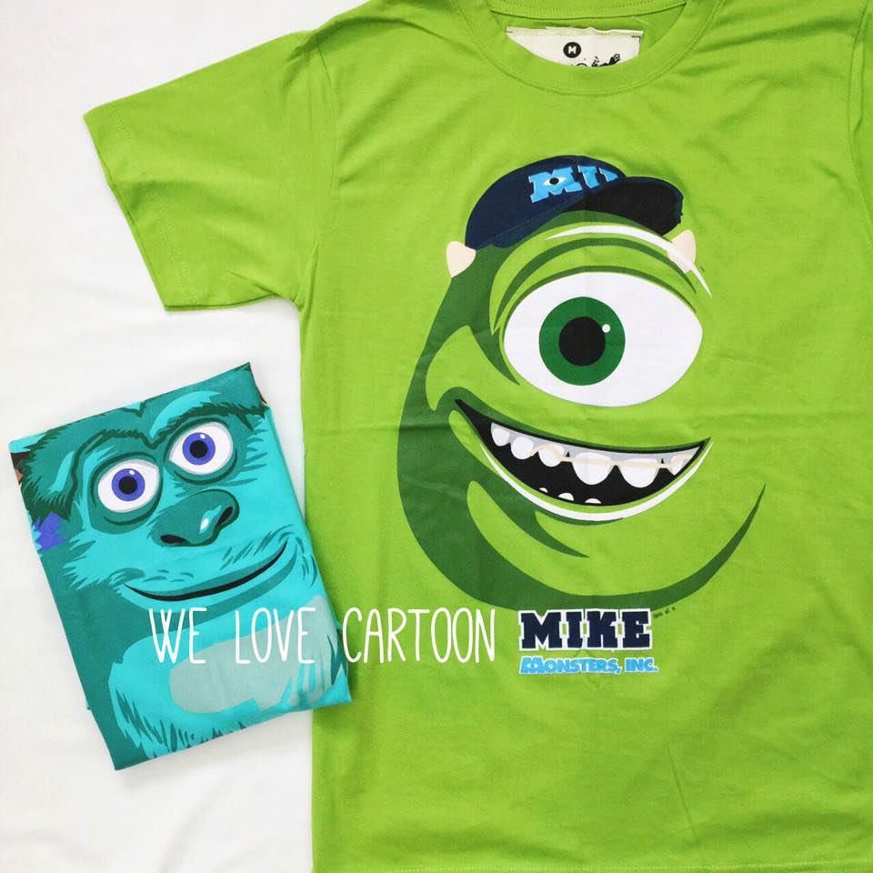 เสื้อยืดลายการ์ตูนมอนเตอร์อิงค์-monster-inc-ver-1