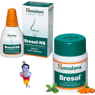 ภาพหน้าปกสินค้าHimalaya Bresol 60 Tablet /Himalaya Bresol-NS 10ml. ลดอาการแน่นจมูก ภูมิแพ้ ที่เกี่ยวข้อง