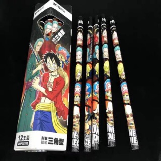 ภาพหน้าปกสินค้าM&G One piece ดินสอไม้วันพีช 3 เหลี่ยม HB ซึ่งคุณอาจชอบราคาและรีวิวของสินค้านี้