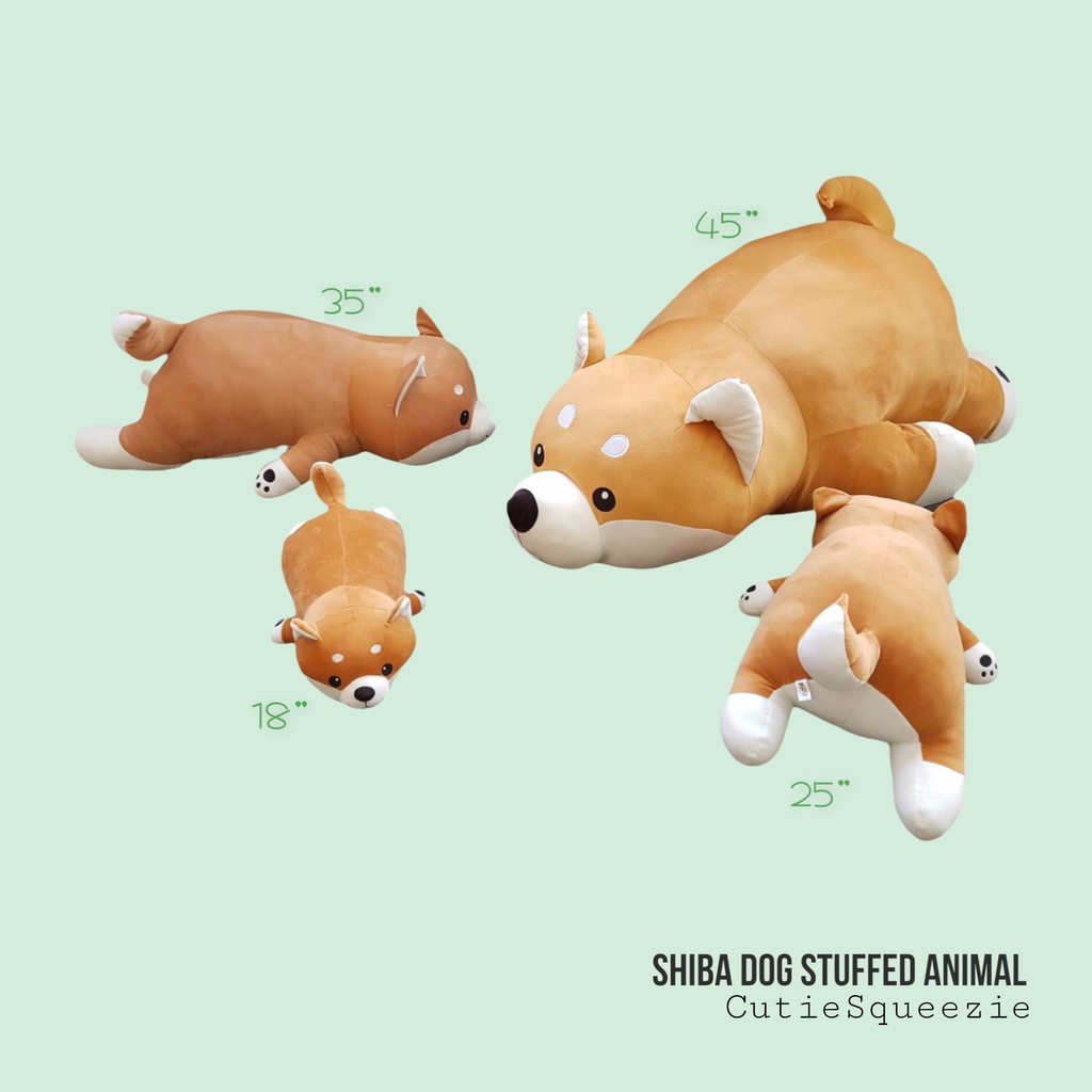 ตุ๊กตาหมาชิบะ-แบบลืมตา-shiba-dog-opened-eyes-stuffed-animal