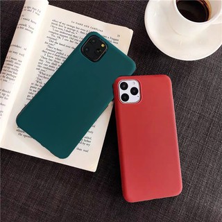 iPhone 5 5S SE 6 6S 7 8 Plus X XR XS MAX 11 Pro Candy Color Matte Skin Soft TPU Silicon Slim Thin Case Cover