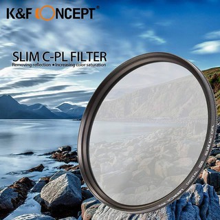 K&F FILTER SLIM MC CPL ฟิวเตอร์ Professional Green HD Slim Multi Coated CPL