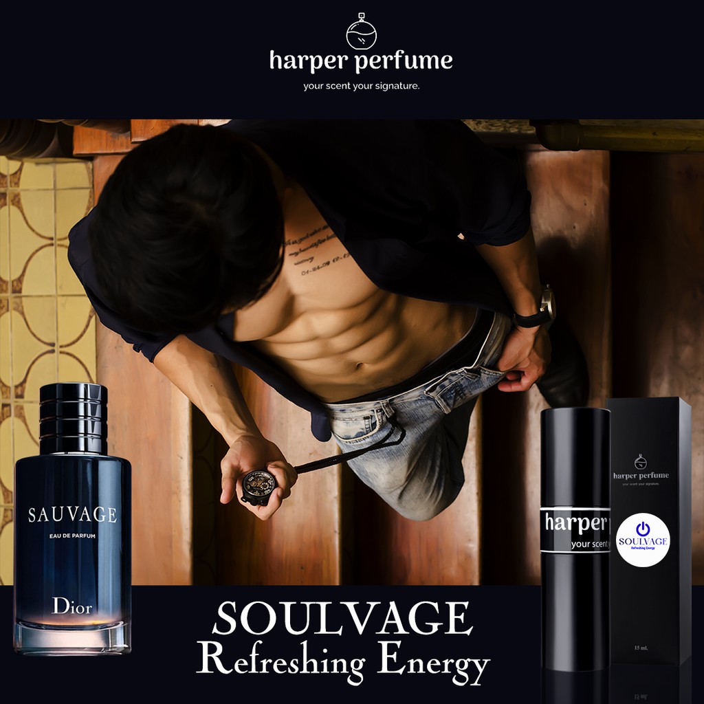 Harper Perfume น้ำหอมผู้ชาย กลิ่น SOULVAGE Refreshing Energy | Shopee ...