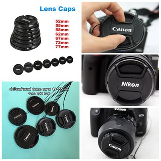 Len Cap Canon / Nikon  ราคาชิ้นละ 100 บาท ทุก size
