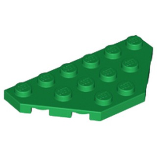 Lego part (ชิ้นส่วนเลโก้) No.2419 / 43127 Wedge, Plate 3 x 6 Cut Corners