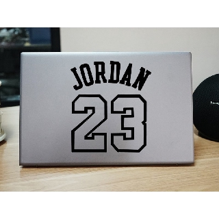 สติกเกอร์ Jordan 23d สําหรับติดตกแต่งแล็ปท็อป