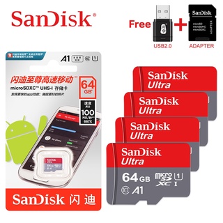 original  memory card A1 100mb/s micro SD Card 64gb 128gb class 10 SDXC Ultra SDHC 32gb 16gb UHS-I 64gb TF card freeship