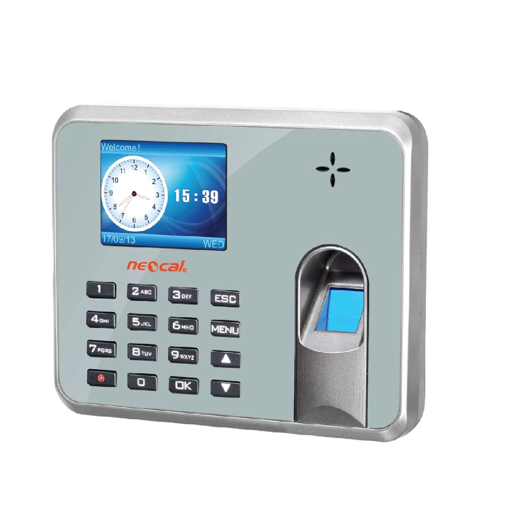 Neocal รุ่น FSL-201 เครื่องสแกนลายนิ้วมือ บันทึกเวลาเข้าออก หน้าจอสี 2.8 นิ้ว ใช้งานง่าย รองรับภาษาไทย
