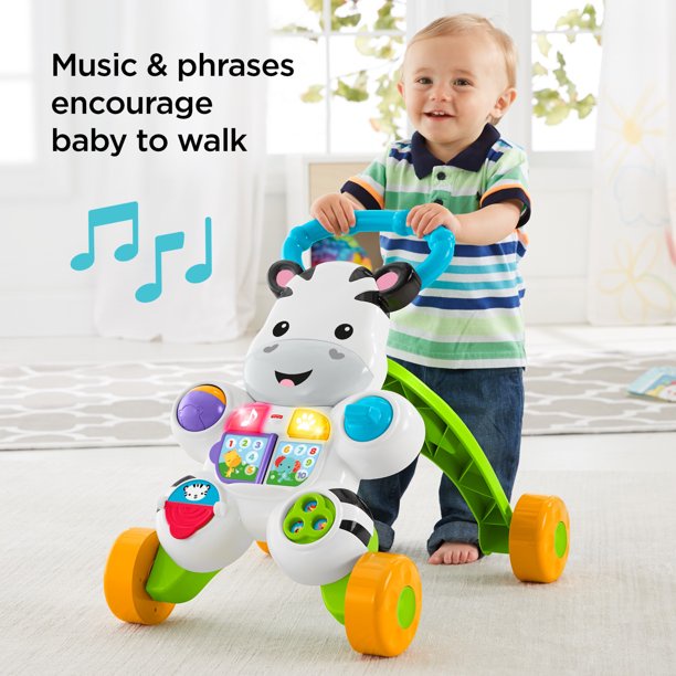 รถผลักเดินม้าลายสุดน่ารัก-fisher-price-รุ่น-learn-with-me-zebra-walker