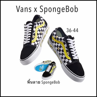 **มีเก็บปลายทาง**รองเท้าผ้าใบ Vans x SpongeBob ลายลิมิเต็ด สุดเท่!! พื้นลายการ์ตูนสีสดใส ใส่ได้ทั้งผู้ชายและผู้หญิง