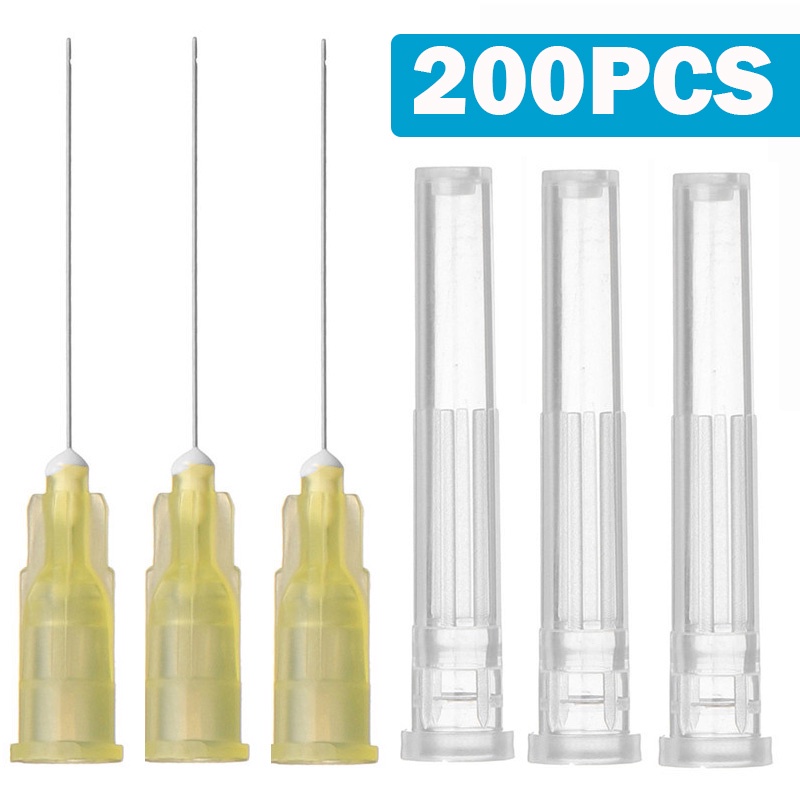 100-Pack Dental Endodontic Irrigation Needle Tips - 30Ga, End-Closed Side Hole, Single-Use