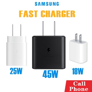 หัวชาร์จ Adapter Samsung ช่องเสียบ USB-C กระแสไฟ PD 20-25W-45W รองรับการชาร์จเร็ว fast charging เทคโนโลยีใหม่