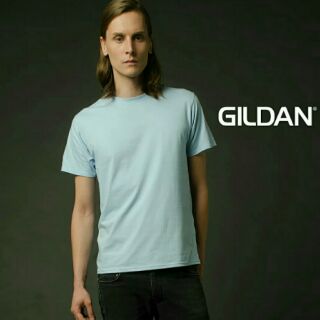 เสื้อยืด Gildan Premium Cutton สี LightBlue