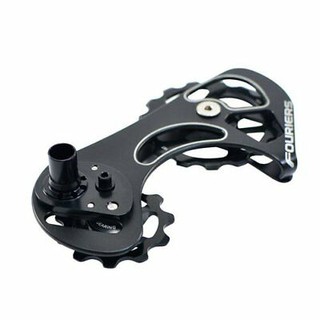 FOURIERS กรง Derailleur ขนาดใหญ่สำหรับ SHIMANO RD 9000/9070/6800 สีดำ