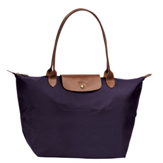 ปลอมยินดีคืนเงิน100เท่าค่ะ ของแท้มือ1 Longchamp Le Pliage  M Long สี Bilberry สีหายาก #มือหนึ่งป้ายห้อยจาก King Power