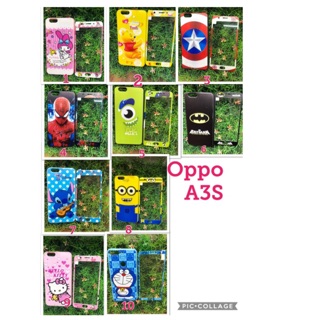 เคส+ฟิล้มกระจกรุ่นoppo (A3S)