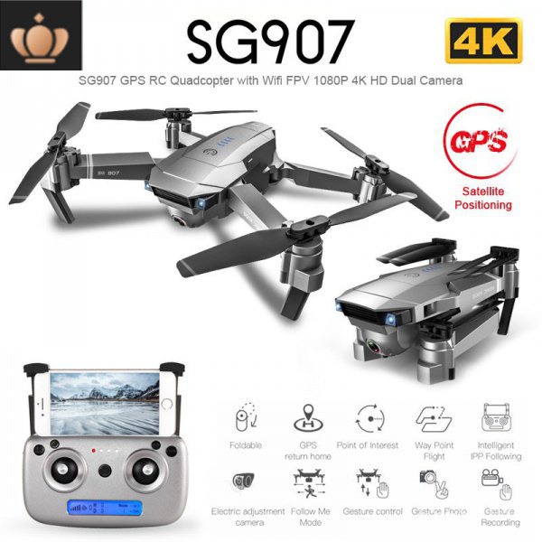 Drone sg907 gps 4k deals