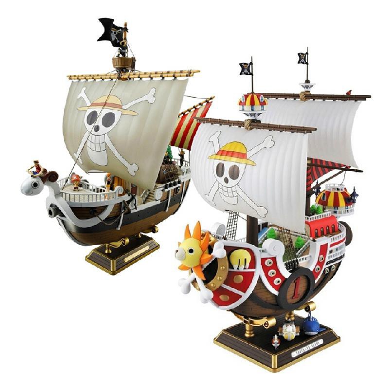 ฟิกเกอร์-pvc-รูปเรือโจรสลัด-one-piece-thousand-sunny-going-merry-2-สไตล์