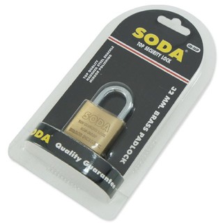 SODA แม่กุญแจ ทองเหลือง 32 มม. รุ่น CSD-263P สีทอง