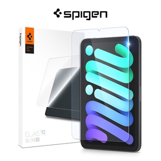 Spigen ฟิล์มกระจกนิรภัยกันรอยหน้าจอ HD 9H 2021 สําหรับ iPad Mini 6 (1 แพ็ค)