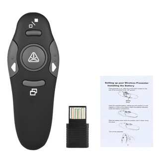 พอยเตอร์ ไร้สาย 2.4GHz USB สำหรับนำเสนองาน PPT