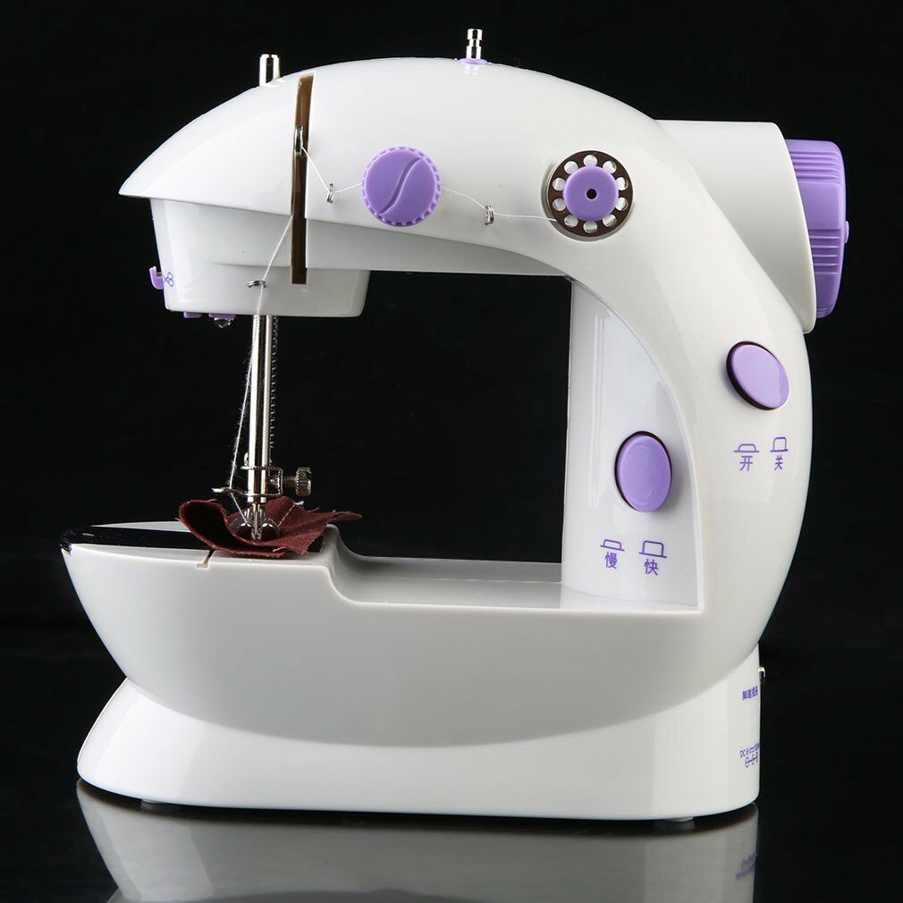 ภาพสินค้าMini Sewing Machine จักรเย็บผ้าขนาดเล็ก จักรเย็บผ้า จักรเย็บผ้าไฟฟ้า (สีม่วง) จากร้าน mingfeng_li บน Shopee ภาพที่ 3