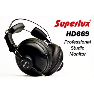 ภาพขนาดย่อของภาพหน้าปกสินค้าหูฟัง Superlux HD669 รับประกันศูนย์ไทย Studio Monitor Headphone Fullsize จากร้าน indygadget บน Shopee