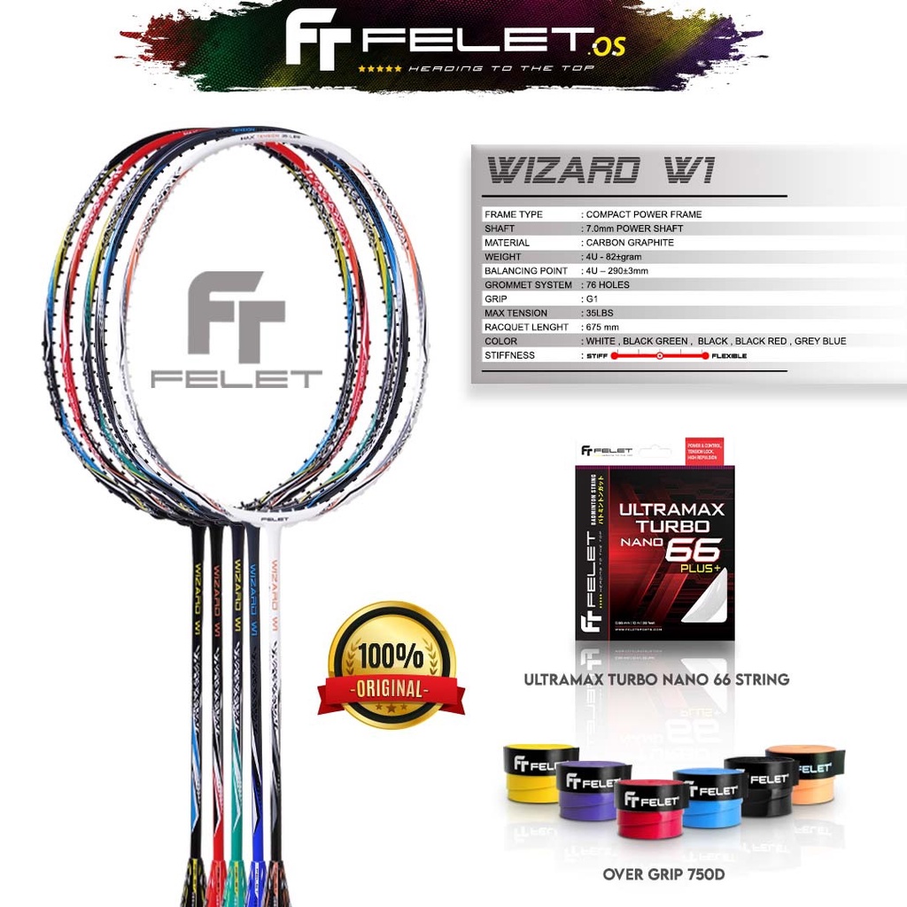 felet-wizard-w1-ไม้แบดมินตันแร็กเก็ต