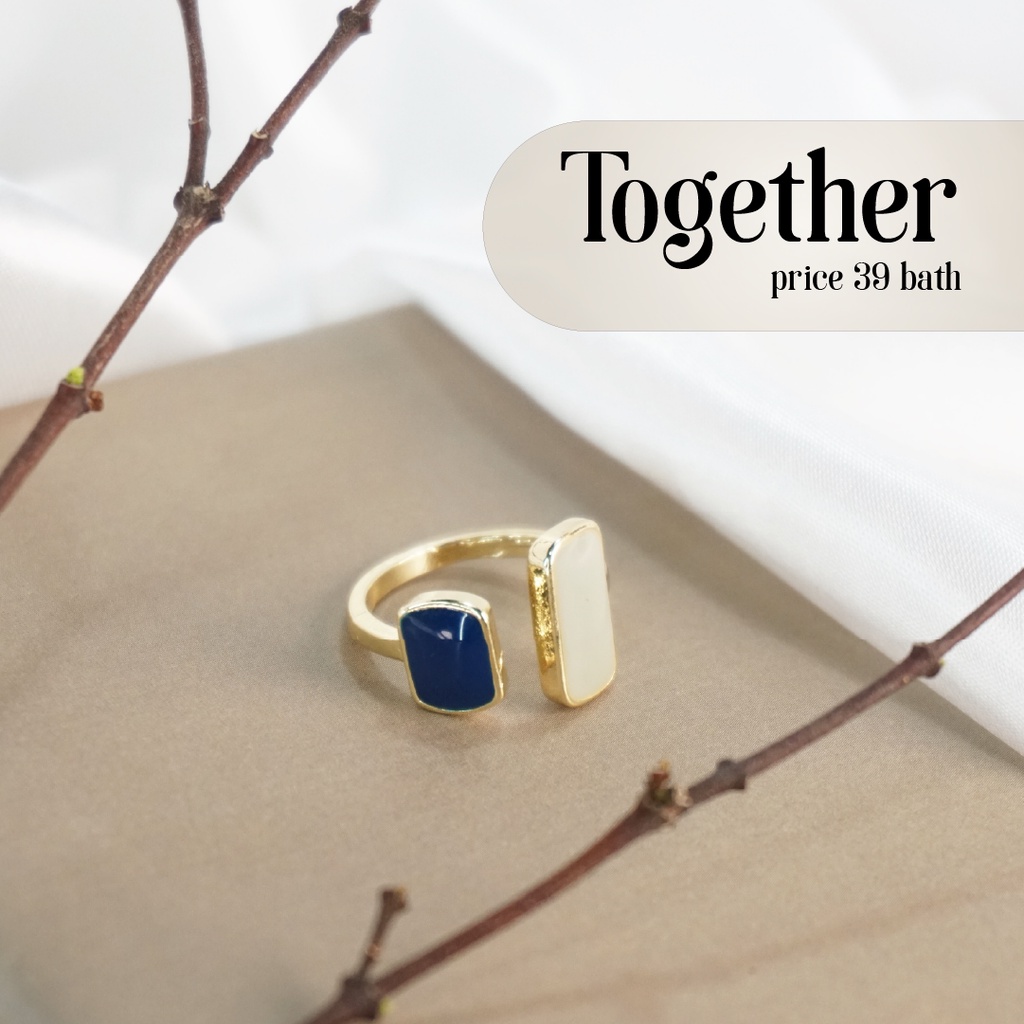 แหวน-together-แหวนแฟชั่น-แหวนมินิมอล-แหวนอะคริลิค-แหวนสไตล์เกาหลี-แหวนราคาถูก