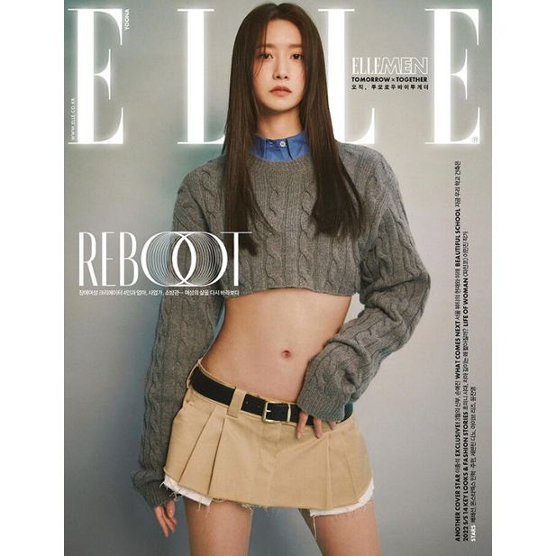 พร้อมส่ง-elle-2022-03-ปก-จงซอก-ยุนอา-leejongsuk-yoona-ชำระปลายทางได้