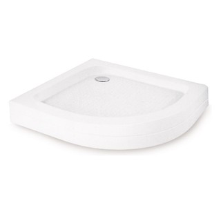 ถาดรองอาบน้ำ ถาดรองอาบน้ำ BD-CUR_ST001 90x90 ซม. ฉากกั้นอาบน้ำ ห้องน้ำ TRAY BATHROOM DESIGN BD-CUR_ST001 90X90CM