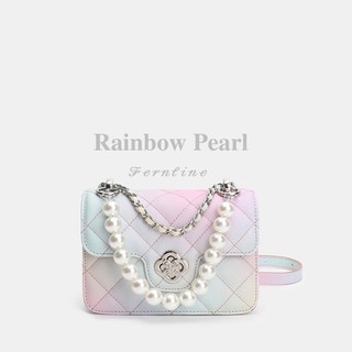 กระเป๋าพาสเทล Rainbow Pearl  Size18 cm.