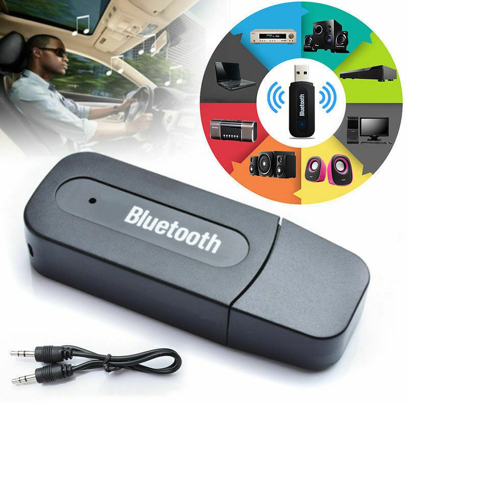 ภาพสินค้าบลูทูธมิวสิค BT-163 USB Bluetooth Audio Music Wireless Receiver Adapter 3.5mm Stereo Audio จากร้าน xe.accessories บน Shopee ภาพที่ 2