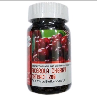 Acerola Cherry Extract 1,200 Plus Citrus Bioflavonoids 50  วิตามินซีธรรมชาติ100%