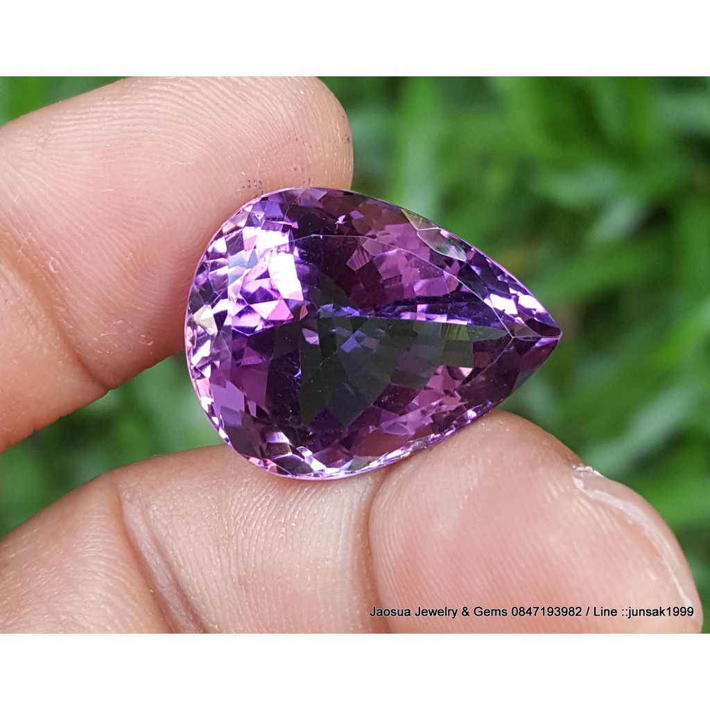 พลอย-อเมทิส-amethyst-26-80-ct-พลอยดิบธรรมชาติ-อัญมณีประจำราศีกุมภ์-ขนาด-17-5-x-23-0-x-12-7-mm-พลอยแท้100